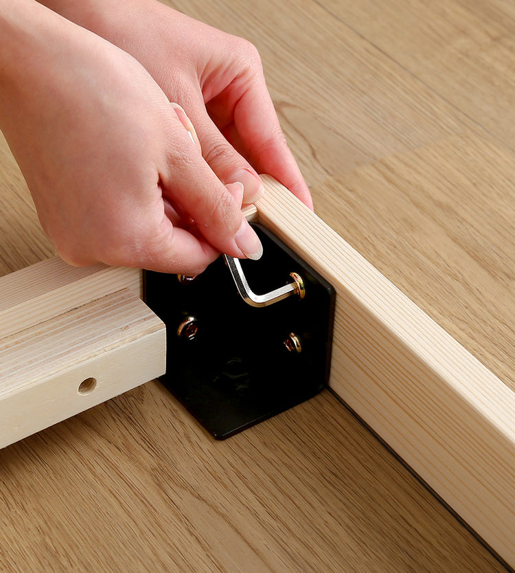 高さ2段階調整脚付きすのこベッド パイン材【シングル】