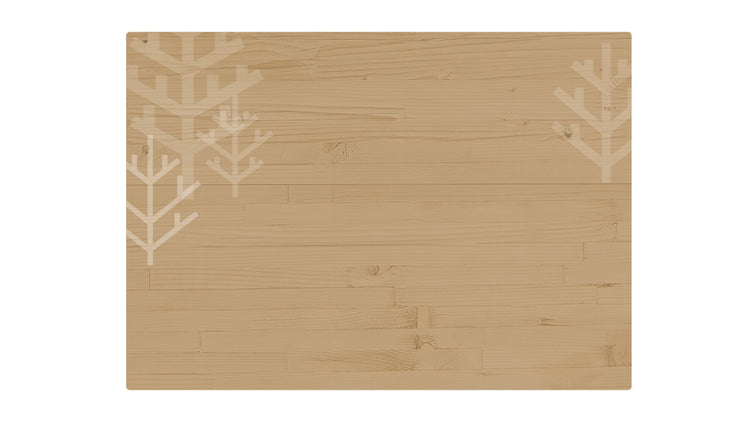 北欧インテリア 天然木すのこベッド 【ダブル】