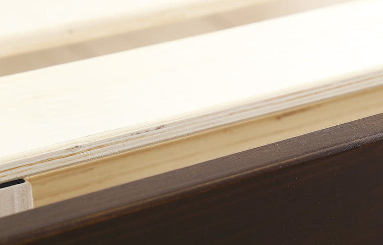 北欧インテリア 天然木すのこベッド 【ダブル】