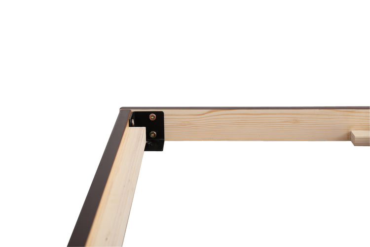 宮単体 高さ2段階調整脚付きすのこベッド パイン材【ダブル】