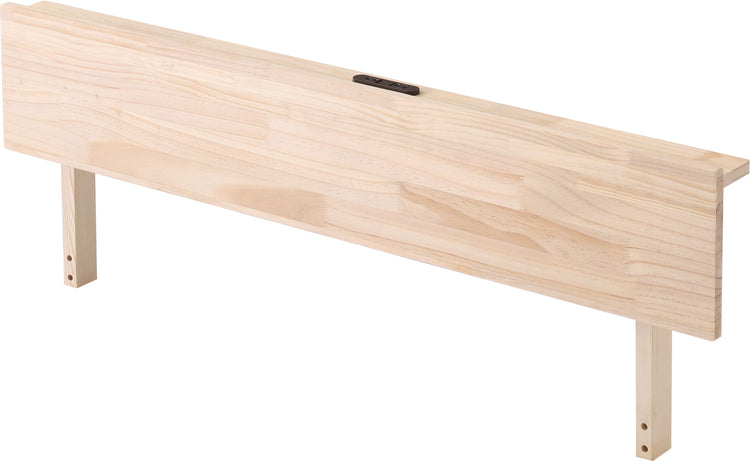 宮単体 高さ2段階調整脚付きすのこベッド パイン材【ダブル】