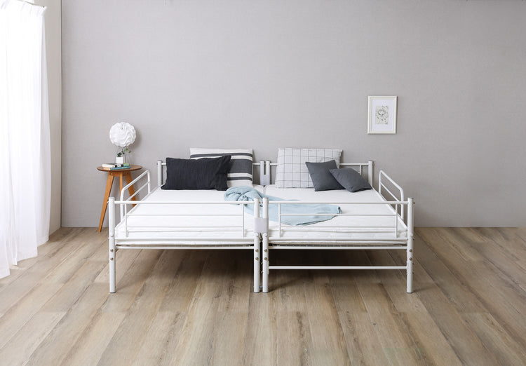 並べて連結も可能 パイプ2段ベッド