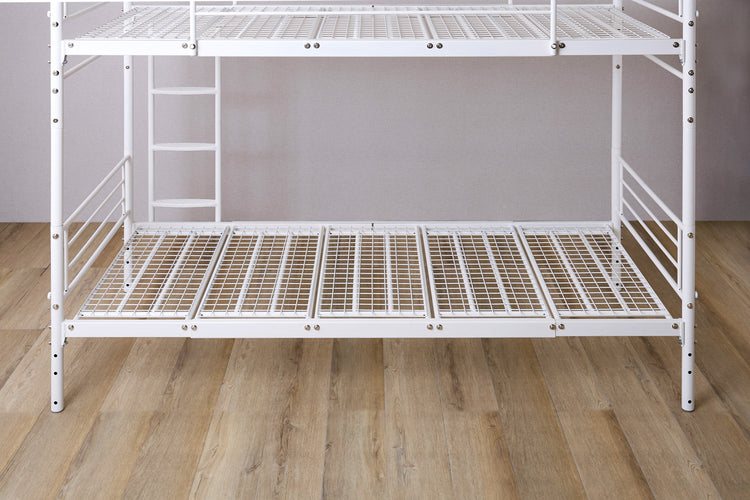 並べて連結も可能 パイプ2段ベッド