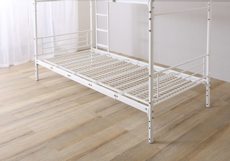 並べて連結も可能 パイプ2段ベッド