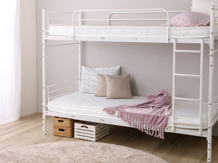 並べて連結も可能 パイプ2段ベッド