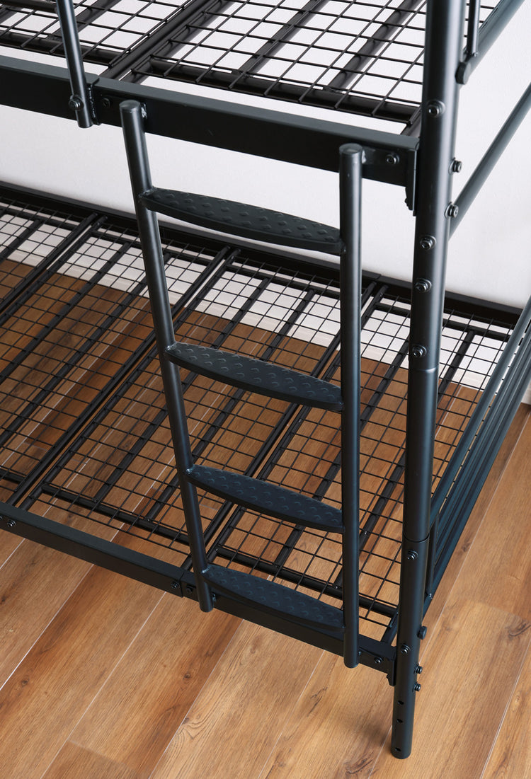 並べて連結も可能 パイプ2段ベッド