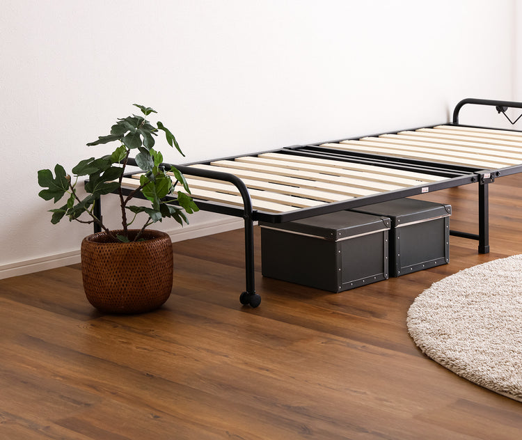 折りたたみパイプすのこベッド【シングル】
