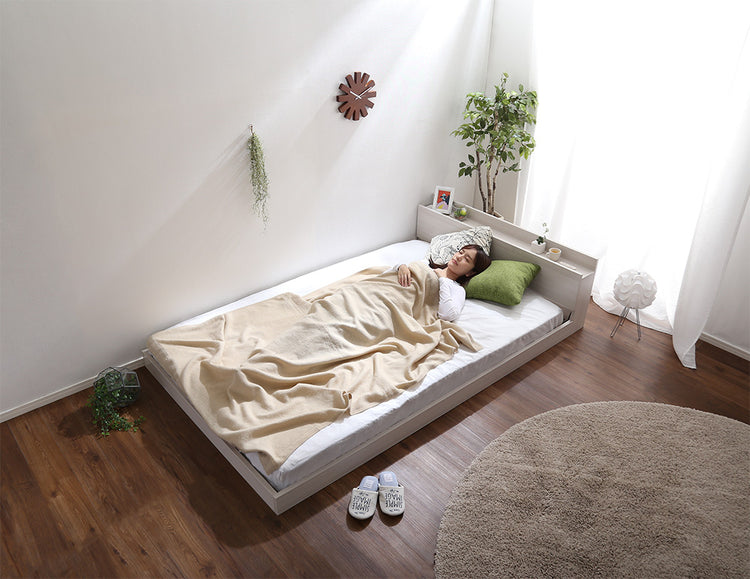 Rite-リテ デザインフロアベッド【セミダブル】