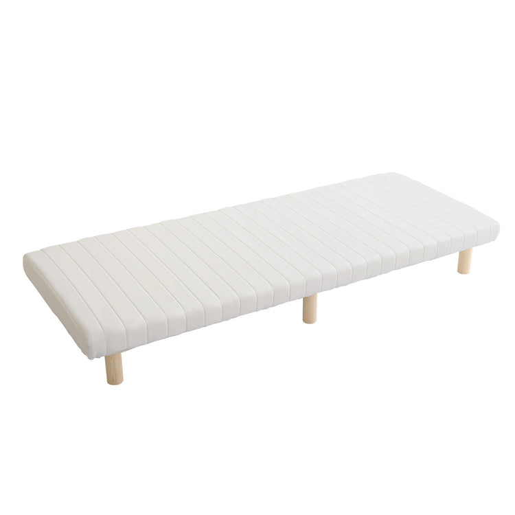 脚付きベッド ウレタンロールマットレス【シングル】