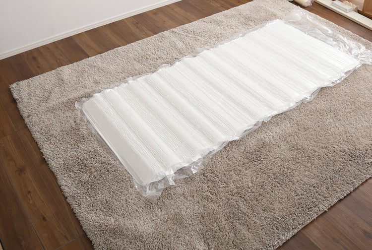 脚付きベッド ウレタンロールマットレス【シングル】