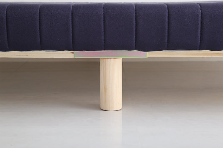 脚付きベッド ウレタンロールマットレス【シングル】