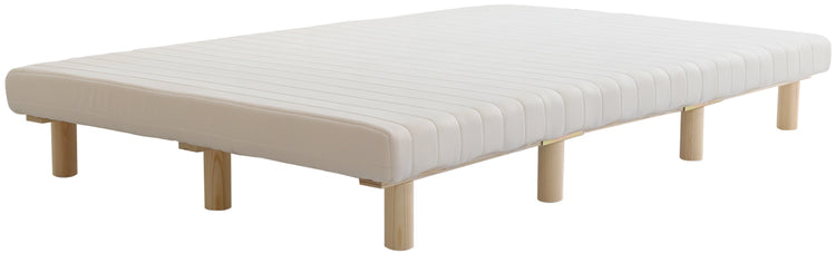 脚付きベッド ウレタンロールマットレス【シングル】