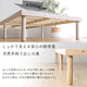 高さ2段階調整脚付きすのこベッド パイン材【シングル】
