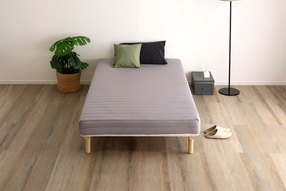 脚付きベッド ポケットコイルロールマットレス［シングル］