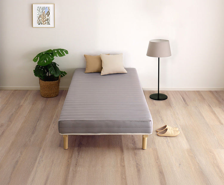 脚付きベッド ポケットコイルロールマットレス［ダブル］