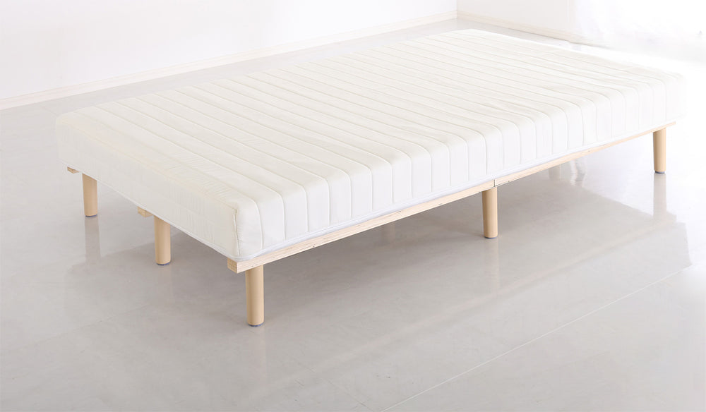 脚付きベッド ポケットコイルロールマットレス［ダブル］