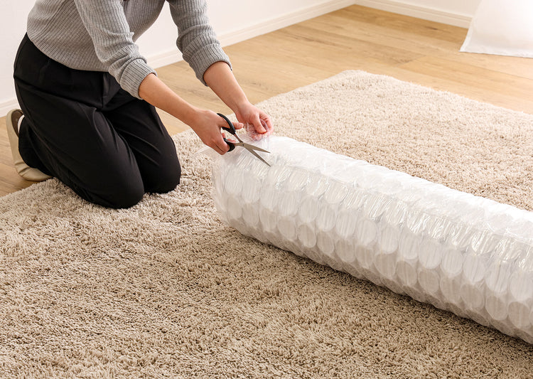 脚付きベッド ポケットコイルロールマットレス［ダブル］