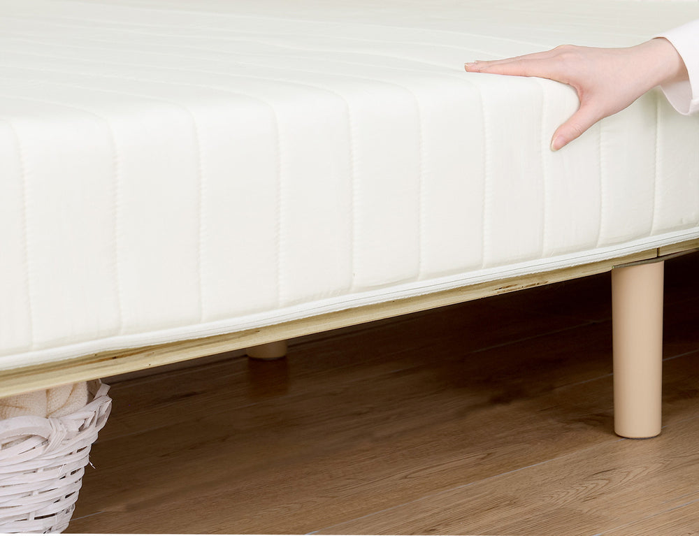 脚付きベッド ポケットコイルロールマットレス［ダブル］