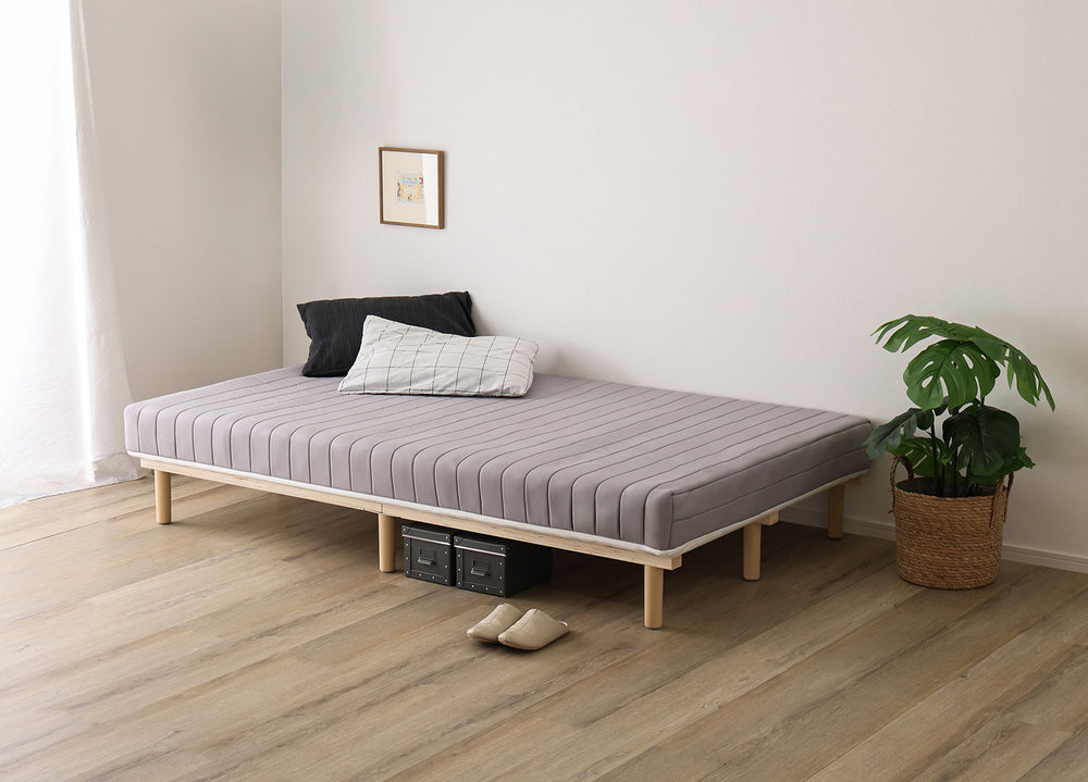 脚付きベッド ポケットコイルロールマットレス［ダブル］