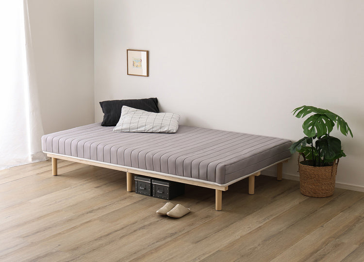 脚付きベッド ポケットコイルロールマットレス［ダブル］