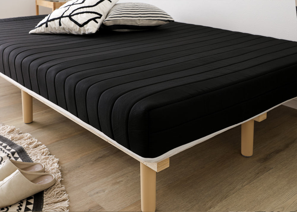 脚付きベッド ポケットコイルロールマットレス［ダブル］