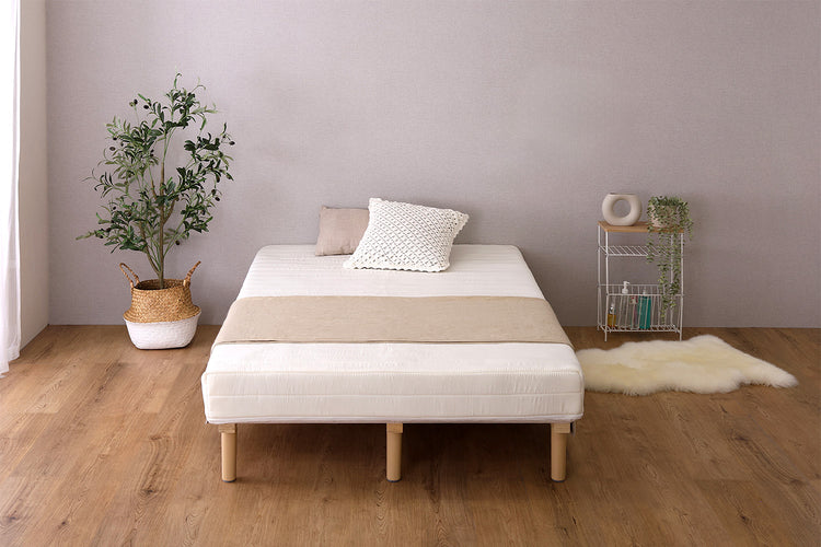 脚付きベッド ポケットコイルロールマットレス［ダブル］