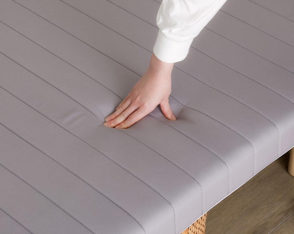 脚付きベッド ウレタンロールマットレス［セミシングル］