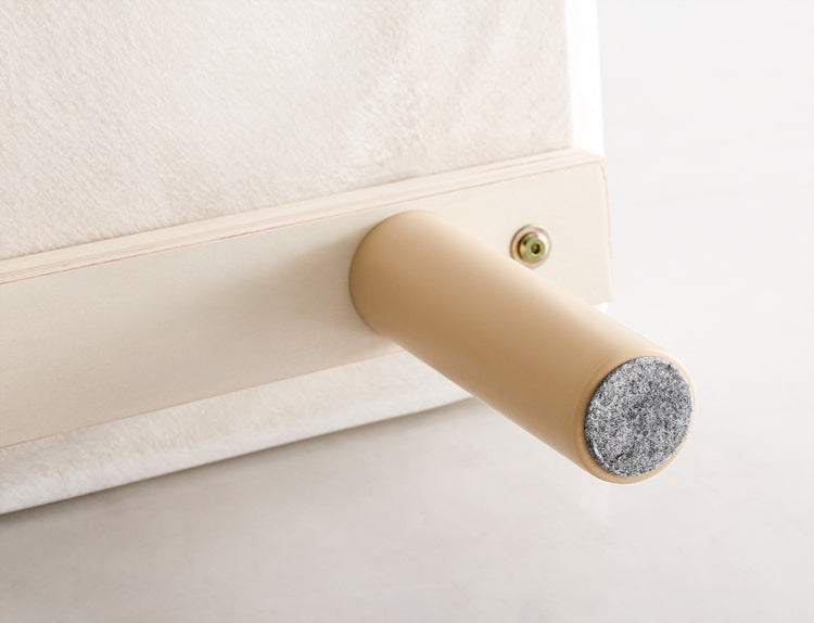 脚付きベッド ウレタンロールマットレス［セミシングル］