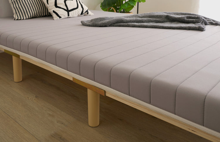 脚付きベッド ウレタンロールマットレス［セミシングル］