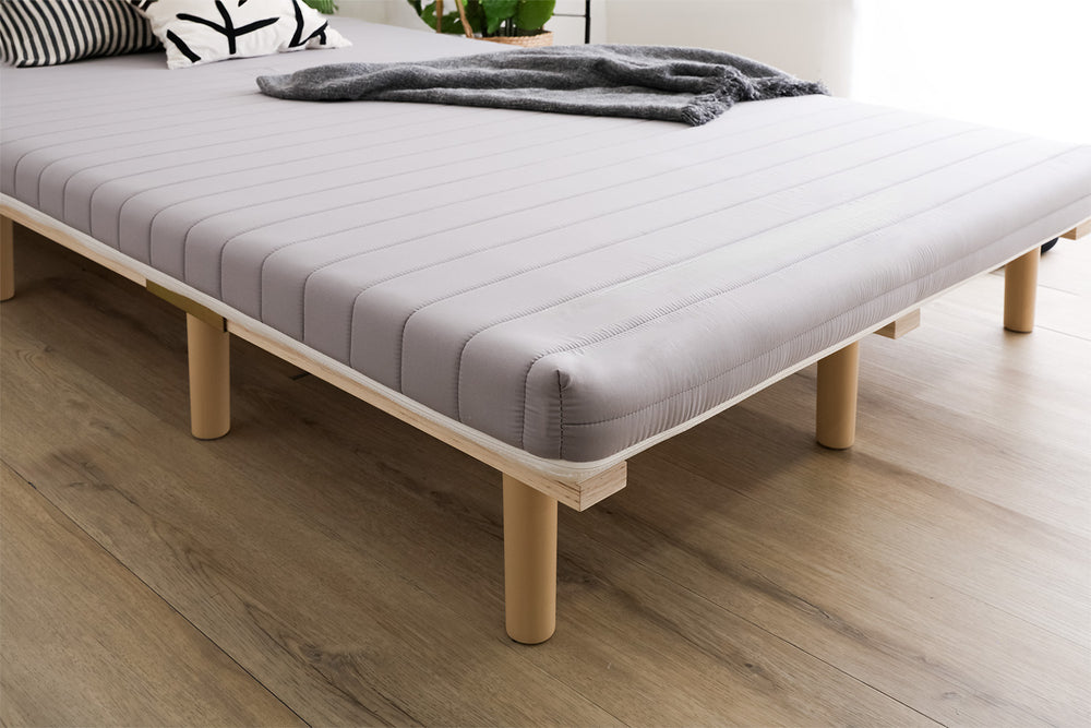 脚付きベッド ウレタンロールマットレス［セミシングル］