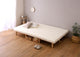 脚付きベッド ウレタンロールマットレス［セミシングル］