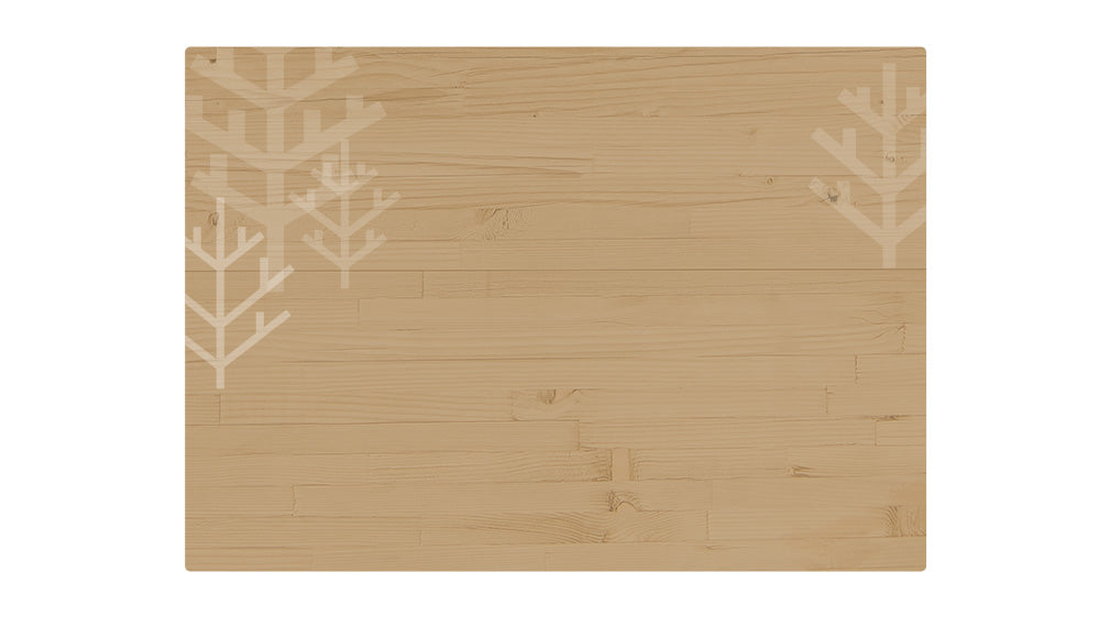 北欧インテリア　天然木すのこベッド　【ダブル】