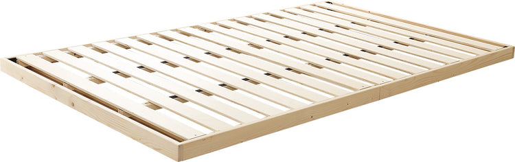 北欧インテリア　天然木すのこベッド　【ダブル】