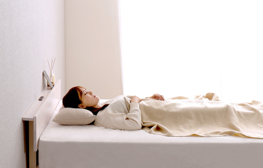 宮単体 高さ2段階調整脚付きすのこベッド パイン材【シングル】