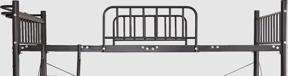 宮棚・2口コンセント付きロフトベッド【シングル】