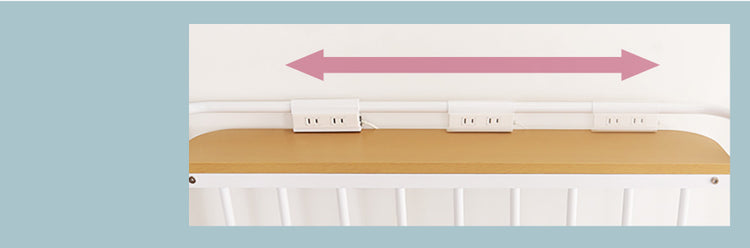 宮棚・2口コンセント付きロフトベッド【シングル】