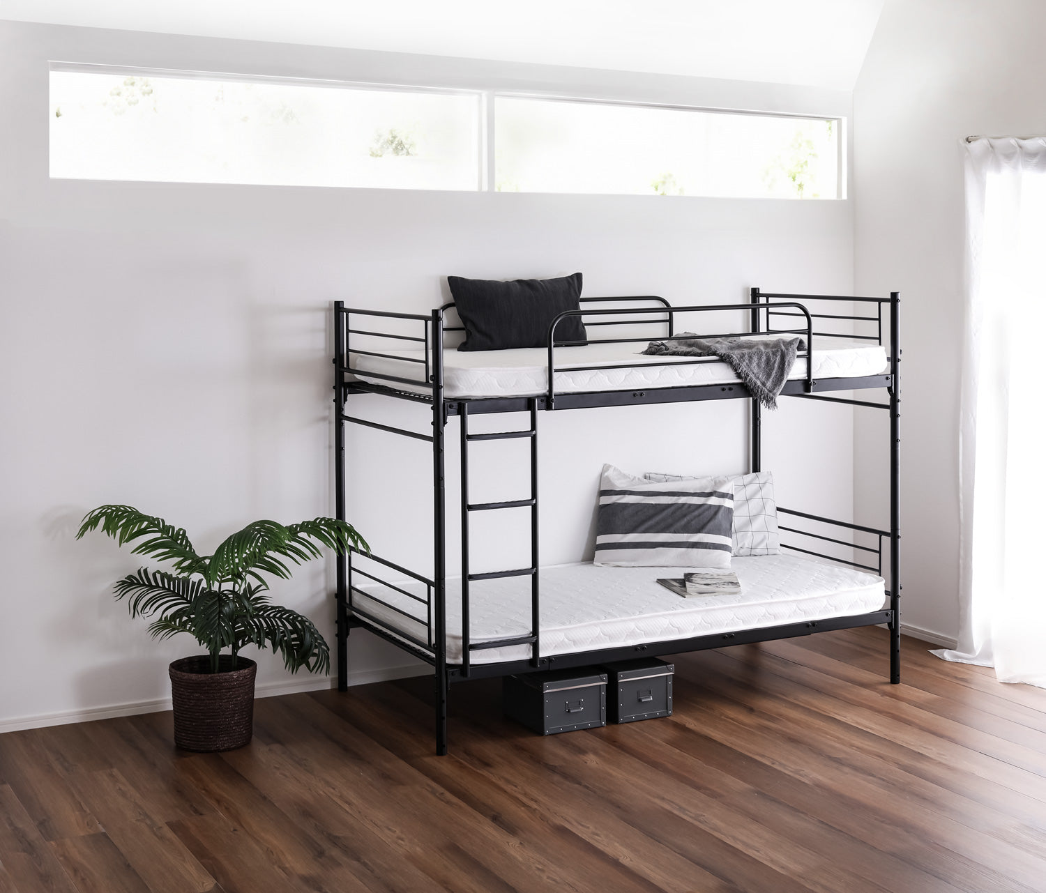 パイプ二段ベッド 並べて連結も可能 パイプ2段ベッド | すべての商品 | ナデシコ公式