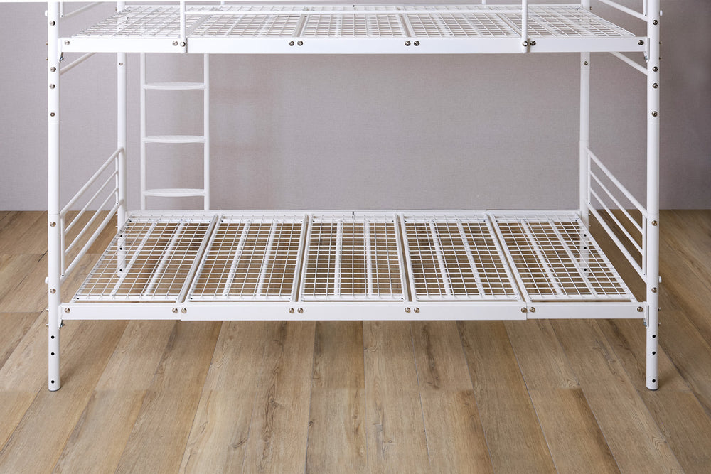 並べて連結も可能　パイプ2段ベッド