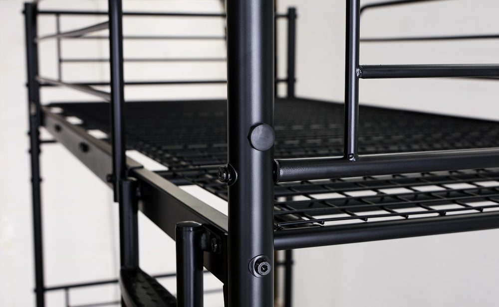 並べて連結も可能　パイプ2段ベッド