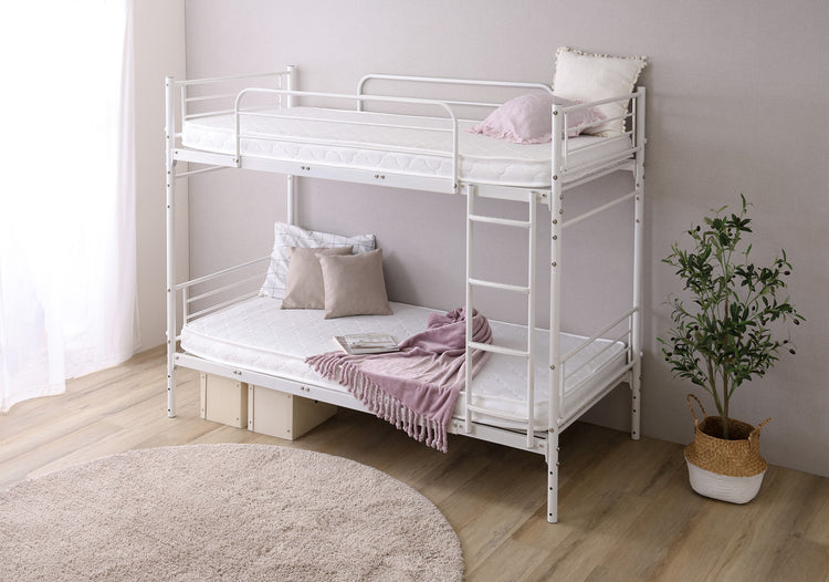 並べて連結も可能　パイプ2段ベッド