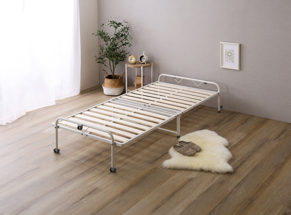 折りたたみパイプすのこベッド【シングル】