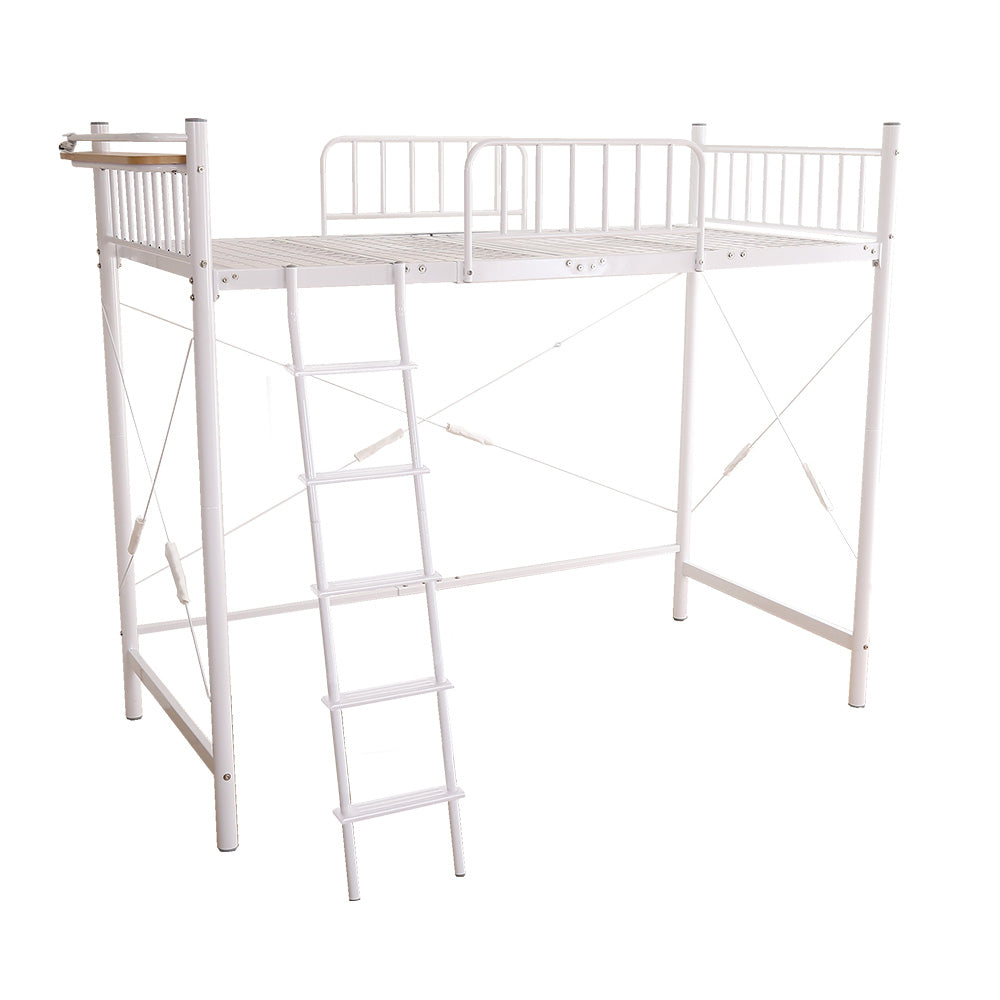 宮棚・2口コンセント付きロフトベッド【シングル】