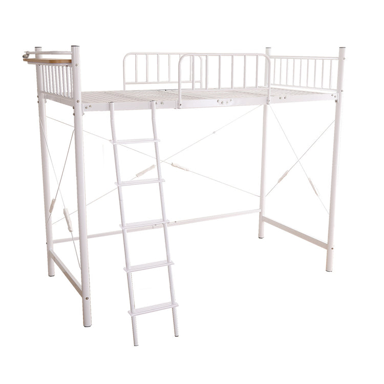 宮棚・2口コンセント付きロフトベッド【シングル】