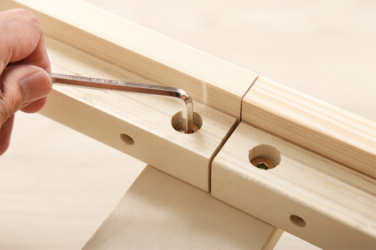 宮セット 高さ3段階調整脚付きすのこベッド パイン材【ダブル】