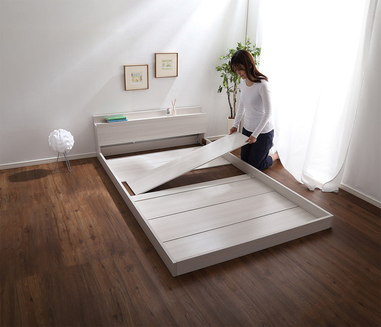 Rite-リテ デザインフロアベッド【ダブル】