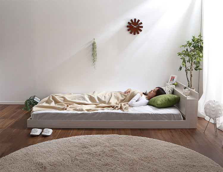 Rite-リテ デザインフロアベッド【ダブル】