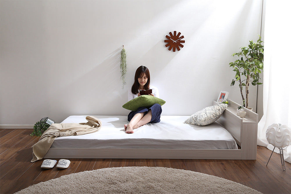 Rite-リテ デザインフロアベッド【ダブル】