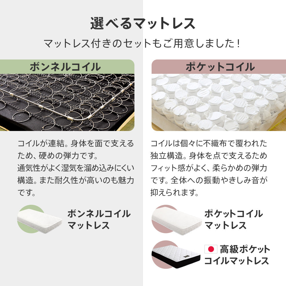 引き出し収納 宮棚 コンセント付きベッド ［NERERU-ST ネレル-ST］