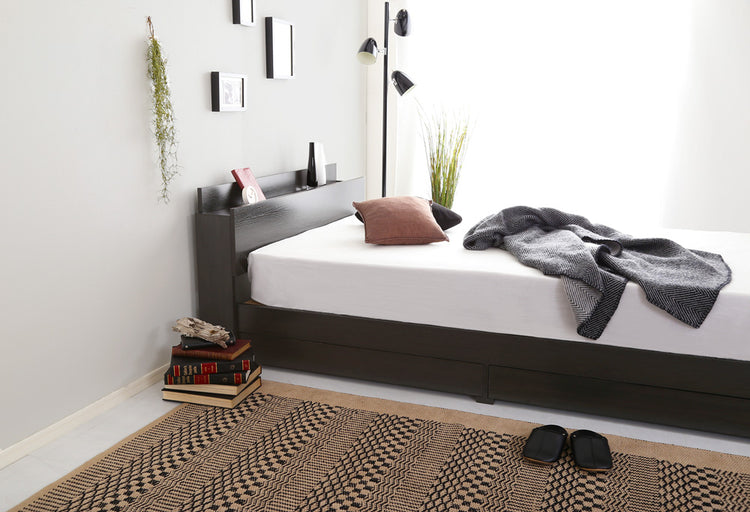 棚・コンセント付きチェストベッド　【シングル】