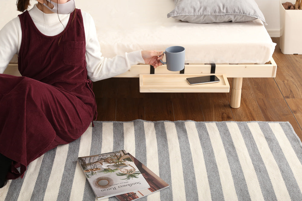 脚付きすのこベッド専用LPS　掛けタイプ小物置き